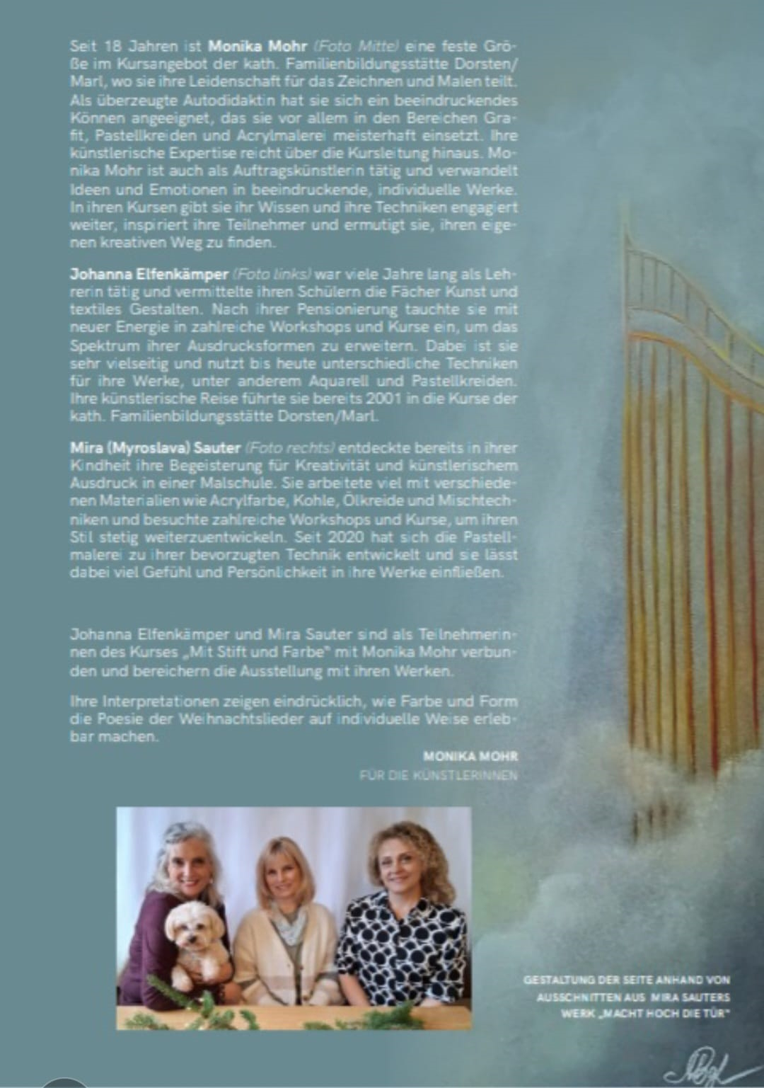 Beschreibe, was auf Bild 4 zu sehen ist