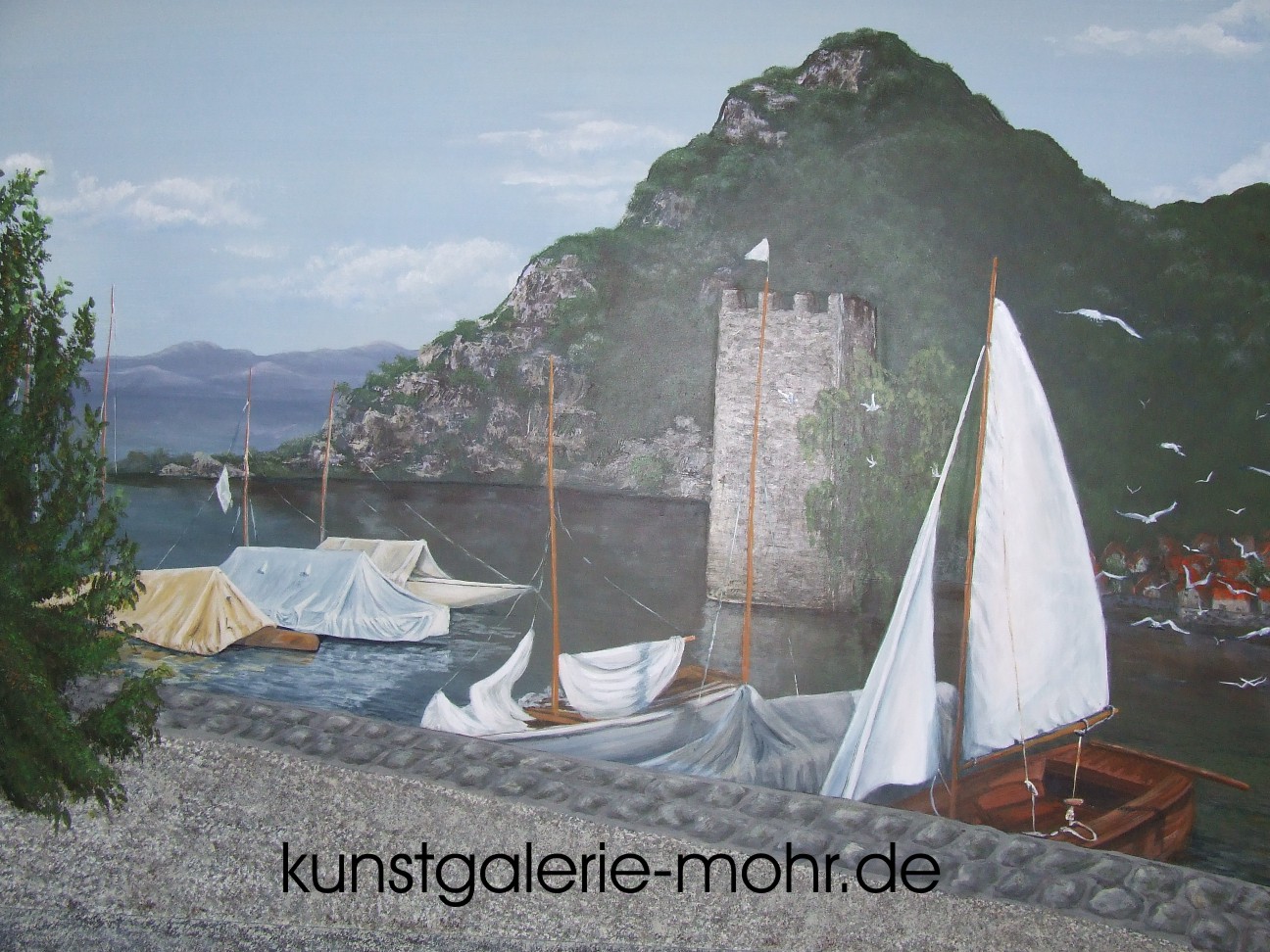 Hafen am Fluss