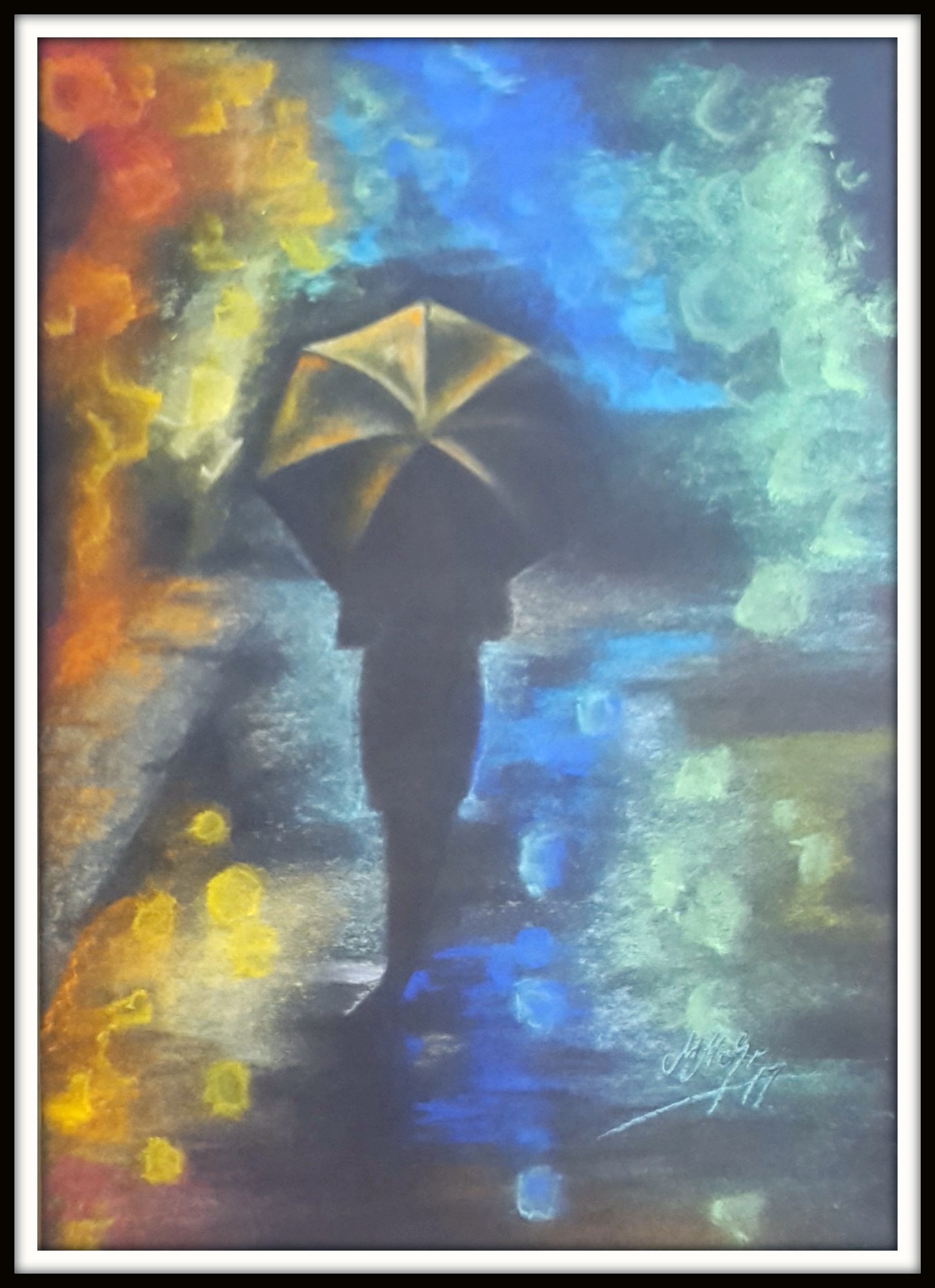 Im Regen