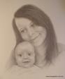 Baby und Mama